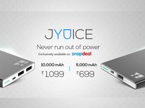 YU JYUICE Power Bank 5000mAh and 10000mAh Launched at Rs 699 Onwards