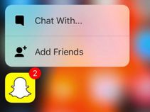 Snapchat App now updated with 3D Touch functionality and Slow-Motion Video Filter Snapchat App now updated with 3D Touch functionality and Slow-Motion Video Filter