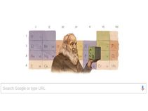 Google doodles 'father' of periodic table on birth anniversary