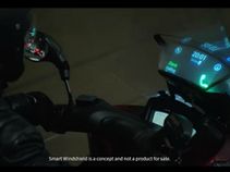 Meet the new Samsung Smart Motorcycle Windshield: It shows messages, calls and more