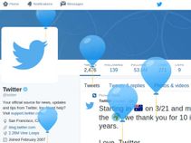 Twitter Celebrates its 10 Birthday by Sending 140-Character Message to Users Twitter Celebrates its 10 Birthday by Sending 140-Character Message to Users