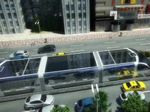 This Futuristic Bus Lets you Drive Your Car Underneath it