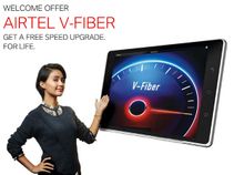 Airtel 'V-Fiber’ Superfast Broadband Service Launched with 100 Mbps Speed