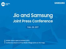 Reliance Jio and Samsung to host a joint event at MWC 2017