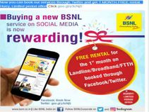 Now you can book services through Twitter and FB : BSNL