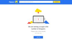 Flipkart stops working: App and website both down Flipkart stops working: App and website both down