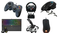 UPTO 50% off on Gaming Accessories: Keyboard, Mouse, wheel Joystick and more