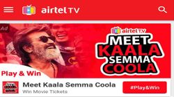 Bharti Airtel join hands with Rajinikanth's 'Kaala' to offer exclusive content Bharti Airtel join hands with Rajinikanth's 'Kaala' to offer exclusive content