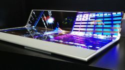 LG unveils a 77-inch rollable OLED display panel