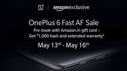Reserve your OnePlus 6 right now in the first-ever ‘Fast AF' Sale on Amazon.in