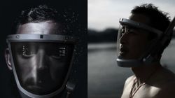 The D-Mask a concept design can be a high-tech mask for diving and snorkeling