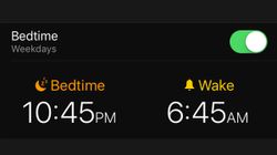 How to use Bedtime feature in iOS