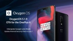 OnePlus 6 OxygenOS 5.1.9 update brings camera improvements