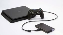 Now connect you gaming console with Sony's portable mobile projector