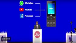 YouTube, Whatsapp, and Facebook will be available on JioPhone