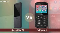 Xiaomi Qin AI vs JioPhone 2: 4G VoLTE feature phones compared