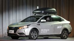 Acer unveils self-driving concept car in Taiwan