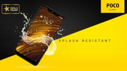 POCO F1 is splash resistant and comes with Quick Charge 4.0
