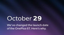 OnePlus 6T will launch a day early (on the 29th of October) due to Apple's launch event