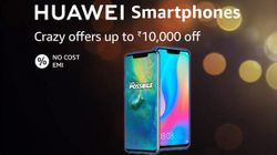Amazon Huawei Crazy Offers: Get up to Rs. 10,000 discount on Mate 20 Pro, Nova 3i, P20 Lite and more Amazon Huawei Crazy Offers: Get up to Rs. 10,000 discount on Mate 20 Pro, Nova 3i, P20 Lite and more