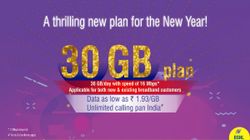 BSNL Rs. 1,745 broadband plan offers a whopping 30GB data per day