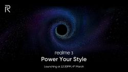 Realme 3 India launch date confirmed; to feature company’s iconic design