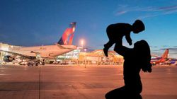 Pilot forced to take a U-turn after woman forgot her infant at airport