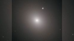 NASA's Hubble telescope snaps massive elliptical galaxy with 200 billion stars