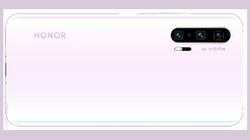 HONOR 20 Pro with quad camera setup spotted in White Gradient color