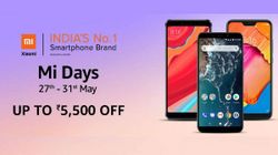Amazon Mi Day Sale (May 27th to 31st): Get up to Rs. 5,500 off on Xiaomi smartphones