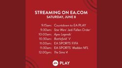 EA PLAY 2019 Livestream Schedule Released– Giving Fans What They Want