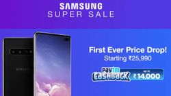 Paytm Mall Samsung Super Sale: Discount and Cashback on smartphones