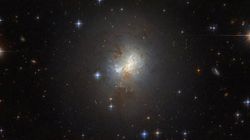 NASA Hubble Space Telescope Captures Tiny Galaxy With Supermassive Black Hole