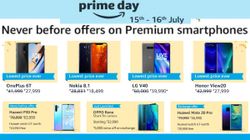 Amazon Prime Day Offers On Premium Smartphones - Nokia 8.1, Samsung Galaxy S10, OnePlus 6T and more Amazon Prime Day Offers On Premium Smartphones - Nokia 8.1, Samsung Galaxy S10, OnePlus 6T and more