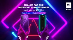 Redmi Note 8, Note 8 Pro Sold Out Within Minutes; Next Sale On October 25