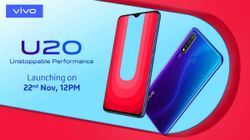 Vivo U20 India Launch Slated For November 22: What To Expect