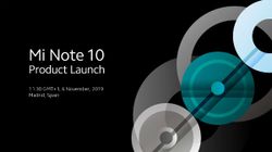 Xiaomi Mi Note 10 With 108MP Camera Set For November 6 Launch