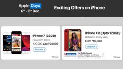 Flipkart Apple Days: Discounts, EMI Offers On iPhone XR, iPhone 11 Pro, iPads And More Flipkart Apple Days: Discounts, EMI Offers On iPhone XR, iPhone 11 Pro, iPads And More