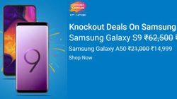Flipkart Samsung Carnival Sale: Discounts You Can Avail On Galaxy A50, Galaxy S9, Note 10 And More Flipkart Samsung Carnival Sale: Discounts You Can Avail On Galaxy A50, Galaxy S9, Note 10 And More
