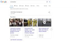Google Rolls Out SOS Alert For All Coronavirus Search Results