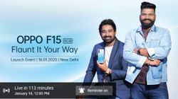 Oppo F15 Set To launch Today In India: How To Watch The Live Stream