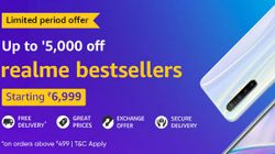 Amazon Offers Up To Rs. 5,000 Discount On Realme Smartphones Right Now