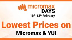Flipkart Offers Attractive Discounts On Micromax Smartphones