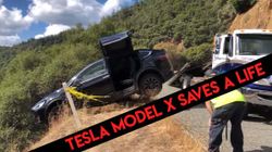 Tesla Model X Saves Owner From Falling Into Steep Hill: Report