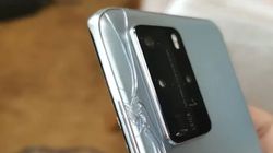 Huawei P40 Pro With Shattered Rear Panel Appears Just After Launch 