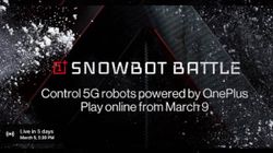 OnePlus Launches Snowbot Battle With Real Bots Capable Of Throwing Snow At 120mph
