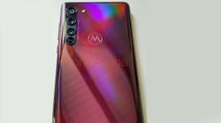 Motorola Edge Leaked Live Image Shows Triple Rear Cameras, Gradient Design