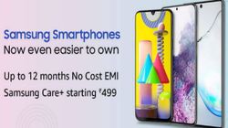 Amazon India EMI Offers On Samsung Smartphones