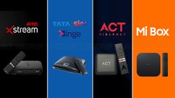 Airtel Xstream Vs ACT Stream TV Vs Tata Sky Binge+ Vs Mi Box: Which One Should You Buy? Airtel Xstream Vs ACT Stream TV Vs Tata Sky Binge+ Vs Mi Box: Which One Should You Buy?