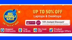 Flipkart Big Diwali Sale: Upto 50% Off On Laptops And Desktops